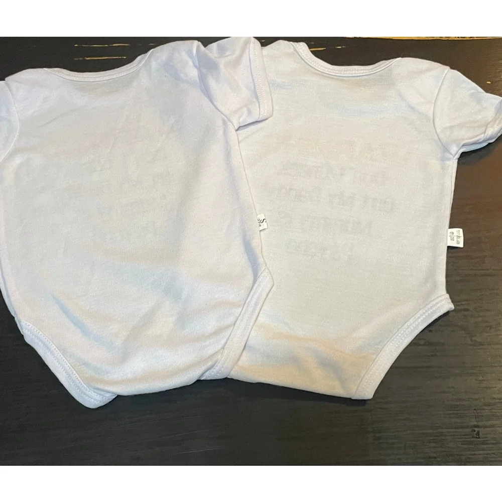 Unbranded “mummy’s psycho” Bodysuit 0-3m funny saying twins